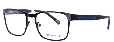 Anteojos de borde completo cuadrados negros para hombre GANT GA3097 002 53-18-140 B:39 Foto 1 de 4