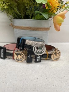 Michael Kors Twist Reversible Leather Belt (You Pick) - Picture 1 of 9