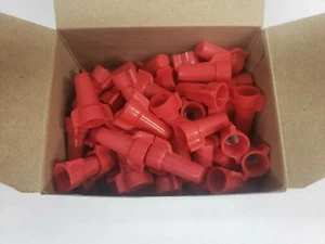 Bx/100 IDEAL 30-452 Winged Wire Connectors Red High-Leverage Wing - Picture 1 of 11