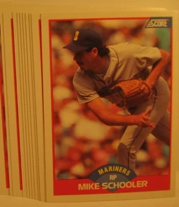 (10 card Pack) 1989 Score #528 MIKE SCHOOLER Mariners [Y117] - Picture 1 of 2