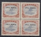 Papua 1931 , 2d on1 ½d Mullet printing with POSTACE error  SG 121a Cat £150