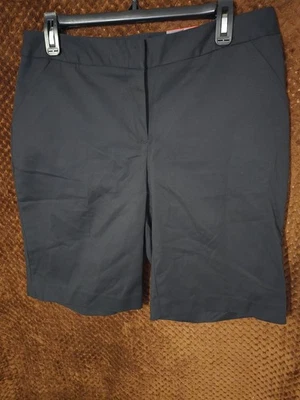 Bermudas Rafaella para mujer talla 8 calce curvilíneo negras tiro alto nuevas con etiquetas Foto 1 de 4