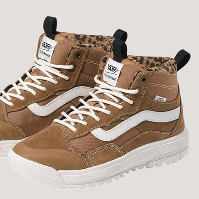 Zapatillas Vans High Top 6 Mujer Ultra Range Exo Hi MTE Estampado Leopardo Aisladas Foto 1 de 4