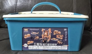 Magnetic Transform Engineering Auto Bauset - 35-teilige Roboterblöcke für Kinder - Bild 1 von 9