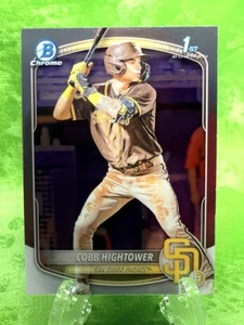 Cobb Hightower - 2025 Bowman Prospect #BCP-104 San Deigo Padres - 1st Bowman - Picture 1 of 11
