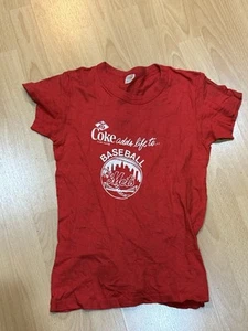MAGLIETTA VINTAGE YOUTH LARGE 14-16 COCA-COLA NEW YORK METS ANNI 80 - Foto 1 di 3