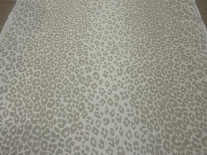 Schumacher Iconic Leopard Print Color Linen Fabric 125 Anniversary HALF YARD New - Picture 1 of 11