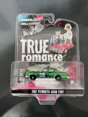 🟢Greenlight Chrome Green Machine 1982 Plymouth Gran Fury Hollywood 43 CHASE - Image 1 of 4