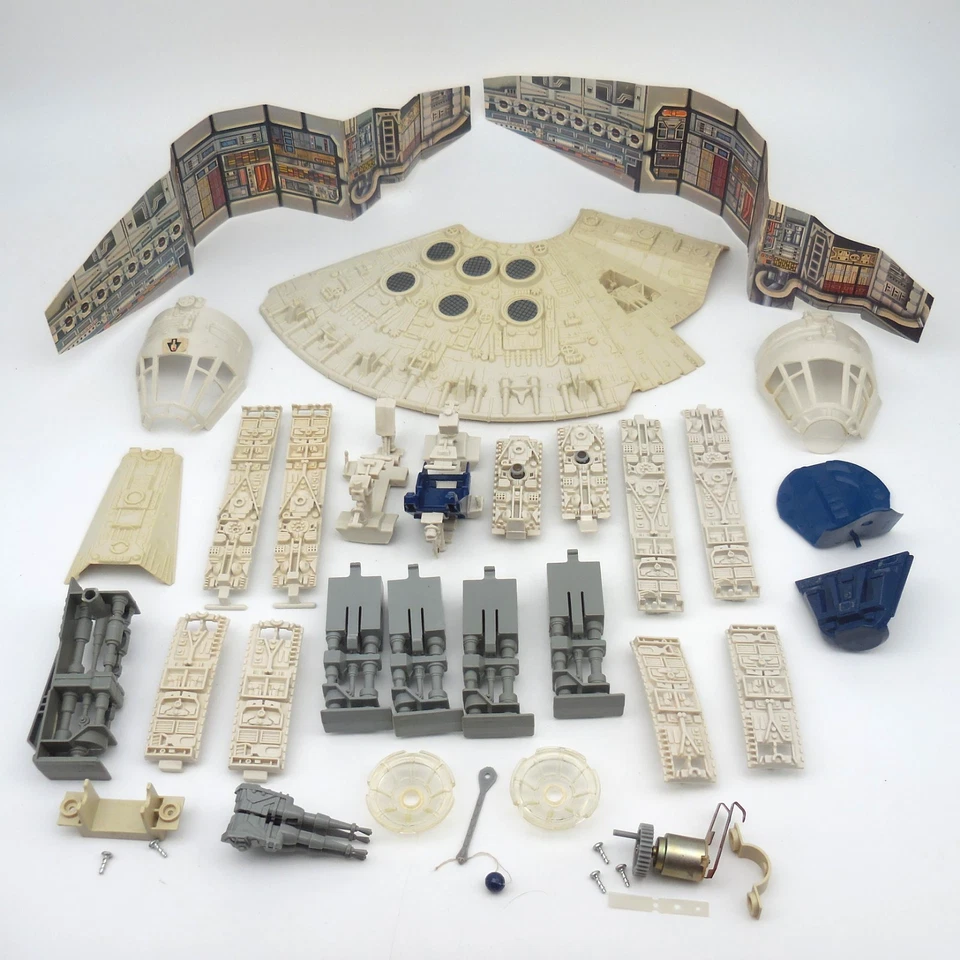 Vintage Star Wars Original Millennium Falcon Parts - Kenner 1979 - Image 1 of 1
