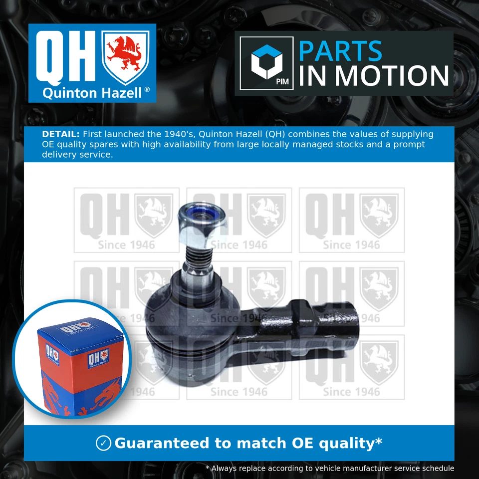 Extremo de varilla de amarre/pista se adapta a MORRIS MARINA Mk2 2.7 exterior 75 a 78 26B junta QH nuevo Foto 1 de 4