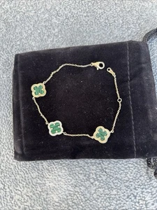 14 K Gold Plated Clove Bracelet - Picture 1 of 3