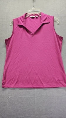 Lady Hagen Womens Golf Essentials Pink Shirt Size Large L - Image 1 of 4