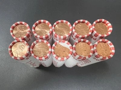 2022 Lincoln Cent Penny P Philadelphia - 10 Rolls - 50 Coins Per Roll - Image 1 of 3