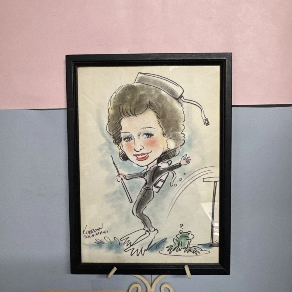 Dibujo de personaje de dibujos animados original buceo humorístico Foto 1 de 4