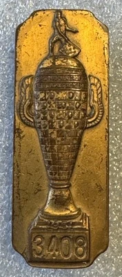 1951 Indy 500 Bronze Pit Badge Indianapolis 500 Mile Race - Image 1 of 4