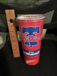 2024 Phillies Kyle Schwarber Souvenir Plastic Cup W/ Cover. Awesome - Picture 1 of 7