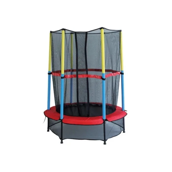 Trampolino Elastico Colibrì 139 cm per Bambini con Rete di Protezione e Struttur - Immagine 1 di 1