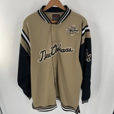 Vintage FUBU New Orleans 05 City Series Collection Jacket Men’s Size XL Blk/Gold - Image 1 of 4