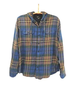 O'Neill Maverick Series Plaid Flannel Hooded Long Sleeve Shirt Size XL - Picture 1 of 7