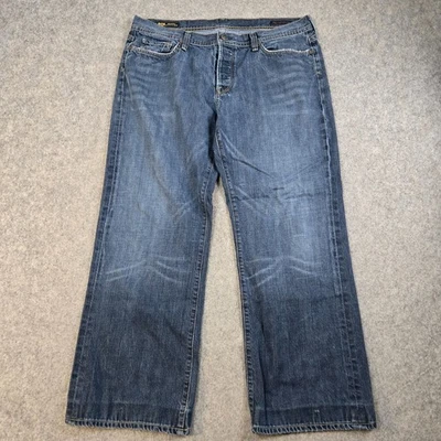 Citizens of Humanity Jeans Mens 38x29 Straight Relaxed Button Fly 606 USA Evans - Image 1 of 4