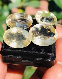 AAA Quality 22.00 Carats Oval Shape Amazing Cut Yellow Citrine Gem Lot 67 B1 - Picture 1 of 2