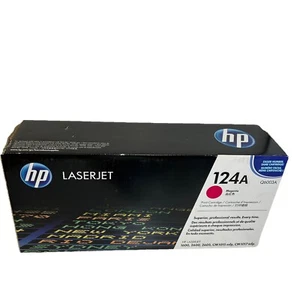ORIGINAL HP 124A Q6003A MAGENTA LASERJET PATRONE HP LJ 1600 2600 2605 - Bild 1 von 6