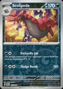 Pokemon Scolipede 117/167 Holograma Inverso Escarlata y Violeta Casi Nuevo - Imagen 1 de 1
