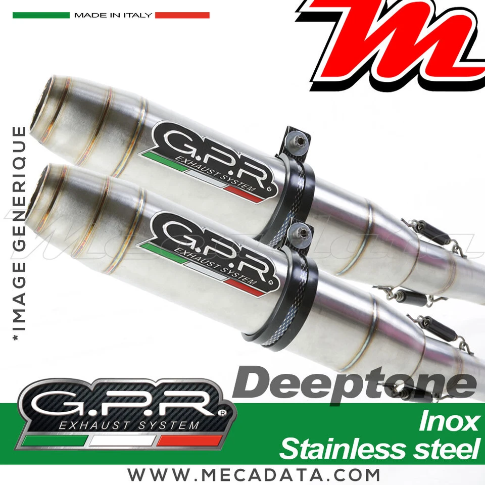 Silencieux Pot d'échappement GPR DUCATI Monster S2R 1000 2005 - Photo 1/1