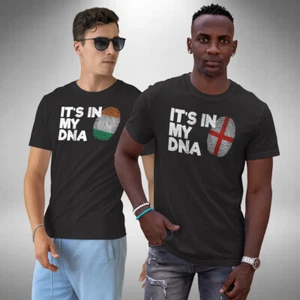 It's In My DNA T-Shirt Funny British India Pakistan Ireland Wales Small to 5XL - Picture 1 of 8