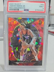 2022 Select Jabari Smith Jr Red Cracked Ice  #69 PSA 9 - Picture 1 of 1