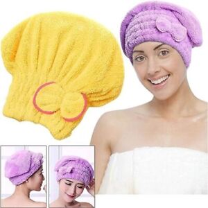 Quick Drying Hair Drying Wrap Towel Wrap Head Towel Cap  Bathroom Accessories
