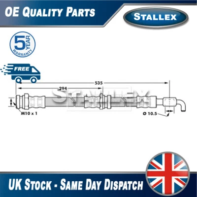 Se adapta a Ford Probe 1993-1998 2.0 2.5 manguera de freno establo trasero 33395836 Foto 1 de 4