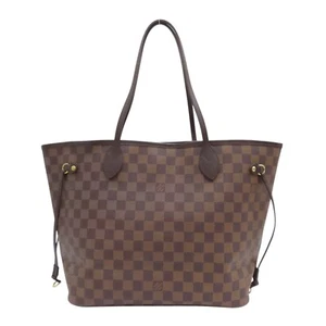 LOUIS VUITTON Neverfull MM Shoulder Bag Damier Ebene Brown N51105 - Picture 1 of 21