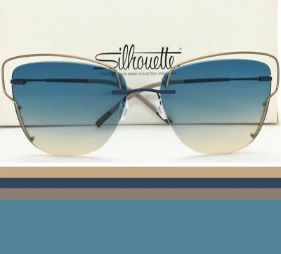 Солнцезащитные очки силуэт без оправы 8162 75 4540 59-17-140 - Изображение 1 из 4