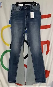 NWT Judy Blue Mid Rise Flared Jeans Womens 11/30 Stretch Denim - Picture 1 of 14