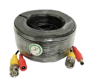 Zmodo 99ft AWG24 Premade Siamese CCTV Video + Power Cable W-VP1030 Black - Picture 1 of 2