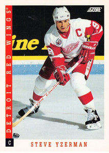 1993-94 Score Hockey Steve Yzerman #310 NM/MT DETROIT RED WINGS