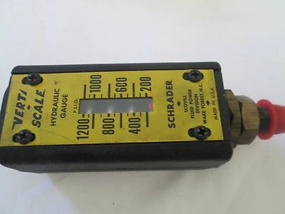 Schrader Bellows VERTI SCALE Hydraulic Pressure gauge  - Image 1 of 3