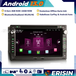 8-Kern Autoradio Android 13 GPS DAB+4G für VW BORA POLO GOLF 4 SEAT IBIZA SUPERB - Bild 1 von 22