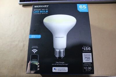Mercury Innovations Smart Wi-Fi LED bulb BR30 8w White MI-BW905-999W - Image 1 of 3