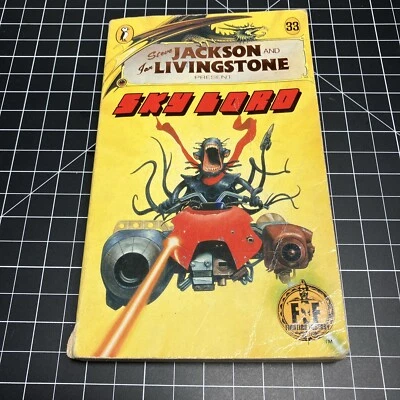 Fighting Fantasy Gamebook #33: Sky Lord Steve Jackson Puffin RPG First Edition! Foto 1 de 4