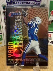 Fleer Gamers 2000 Marvin Harrison #1 YC cargadores de patio inserción Indianapolis Colts - Imagen 1 de 6