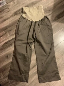 A Pea In A Pod Maternity Pants Brown Women's Size M x 23 - Picture 1 of 3