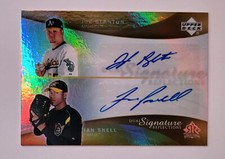 2005 Upper Deck Reflections Dual Signature Ian Snell Joe Blanton #JBIS Auto
