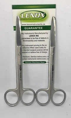 2x Operating Dressing Scissors 5.5” S/B Veterinary Surgical Instruments Stainles - Image 1 of 2