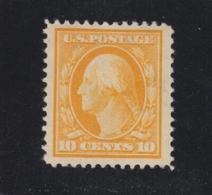 US 381 10c Washington Mint VF-XF Jumbo OG H - Picture 1 of 2