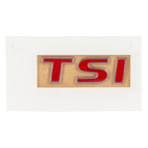 Emblem Heckklappe Schriftzug TSI chrom / rot für VW TOURAN 5T 5TA853675H JZQ - Bild 1 von 3