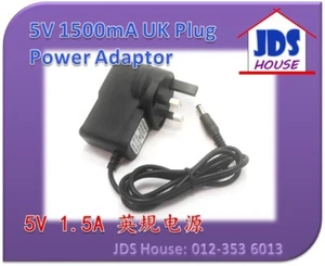 5V 1.5A UK Plug Adapter AC Wall Charger Power Supply Charging Adaptor - Picture 1 of 8