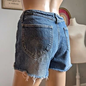 Vintage Y2K Union Bay Cut Off Jean Shorts Denim Raw Hem Summer Jrs Size 7 - Picture 1 of 12