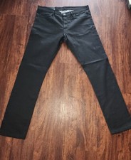 PUBLIC SCHOOL PS141625208 JEANS MEN'S SIZE 38X34 BLACK MADE IN NEW YORK...
